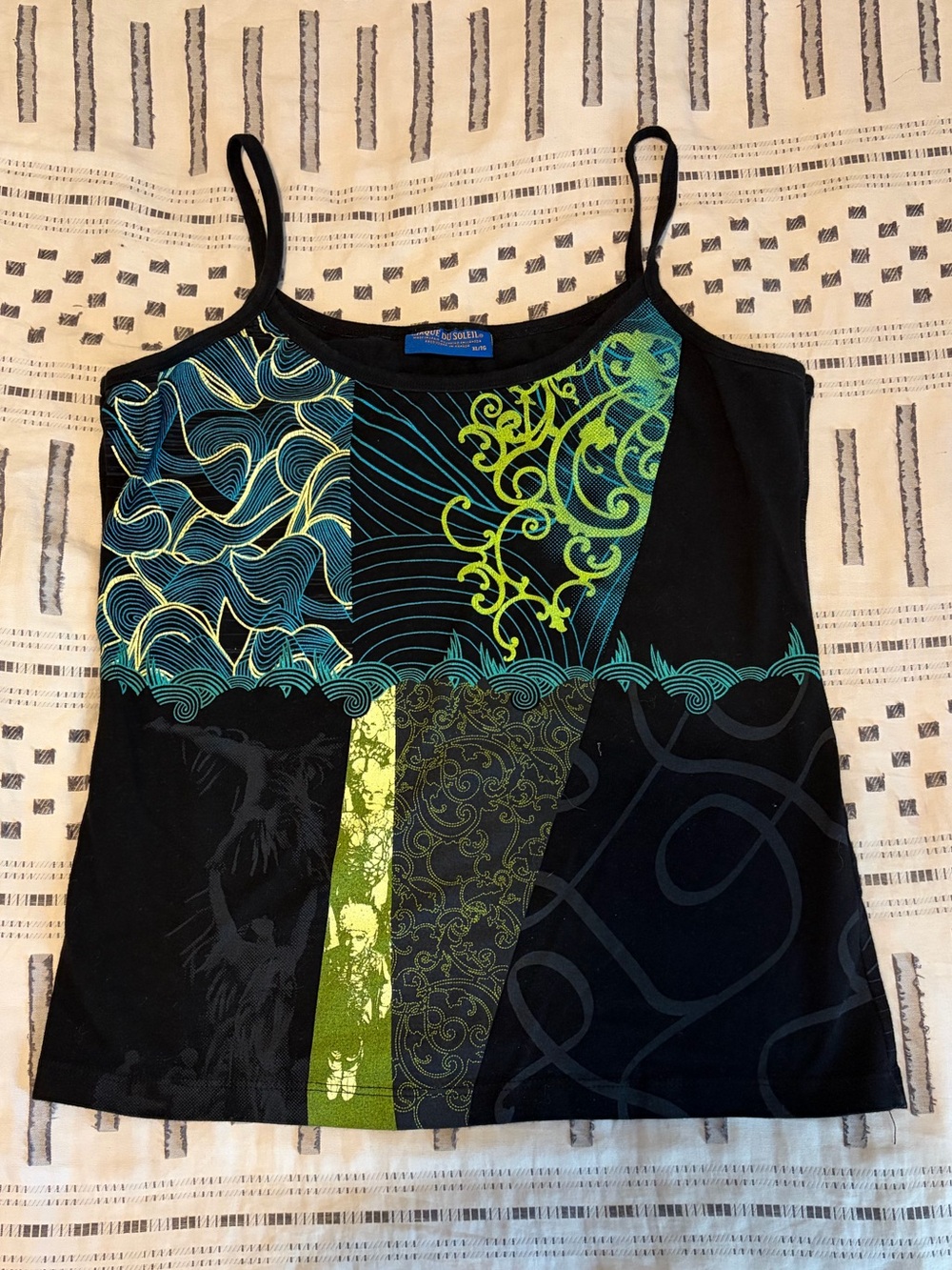 Cirque du Soleil Spaghetti Strap Tank Top 2000s Y2K